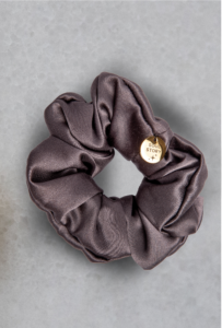 Jedwabna gumka do włosów GRAPHITE