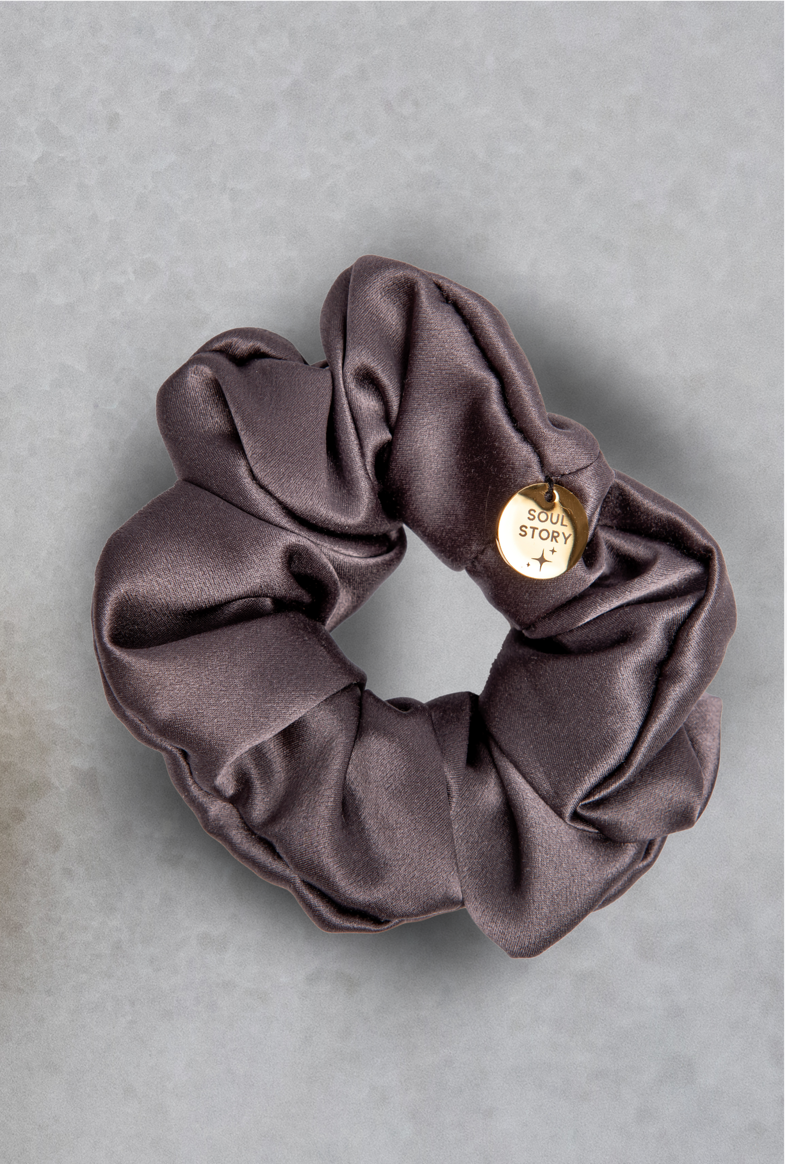 Jedwabna gumka do włosów GRAPHITE